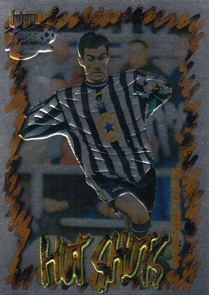 HS-08. KEITH GILLESPIE - NEWCASTLE UNITED - HOT SHOTS CHROME EMBOSED
