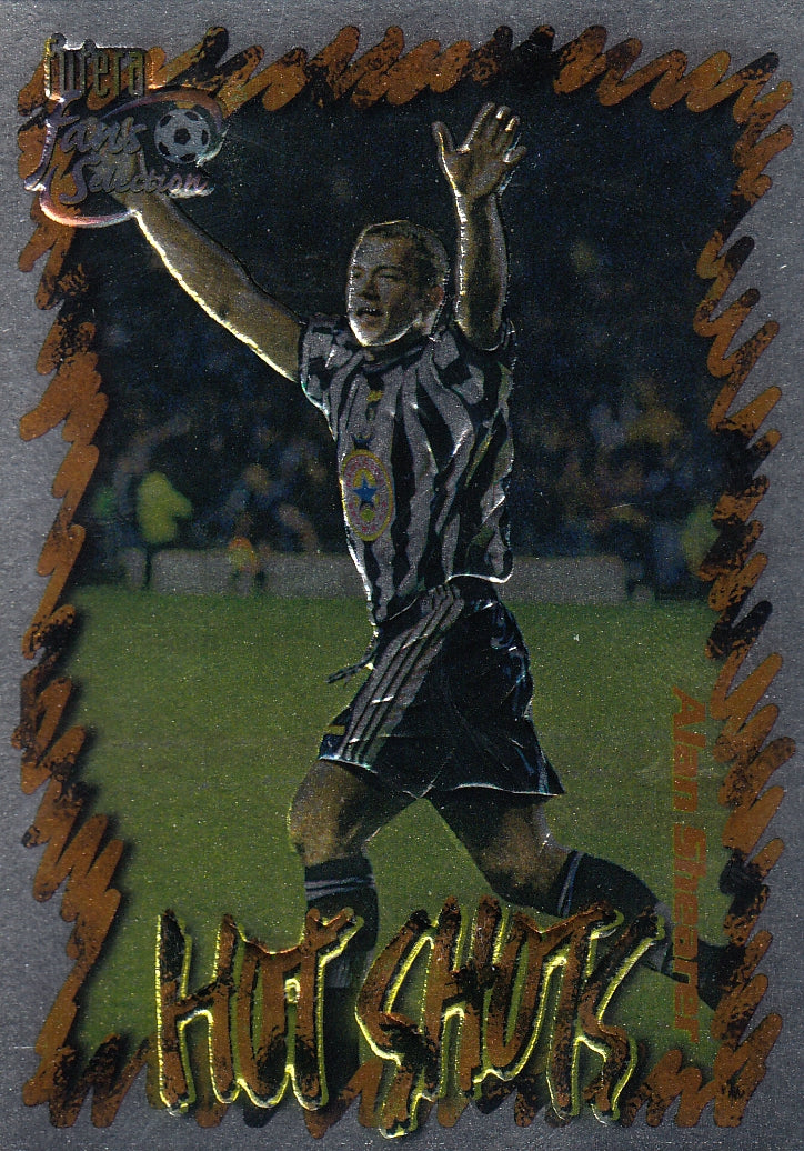 HS-05. ALAN SHEARER - NEWCASTLE UNITED - HOT SHOTS CHROME EMBOSED