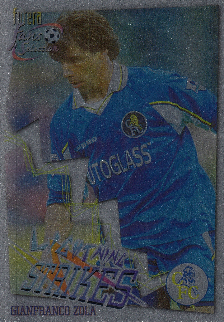 068. GIANFRANCO ZOLA - CHELSEA - LIGHTNING STRIKES - CHROME