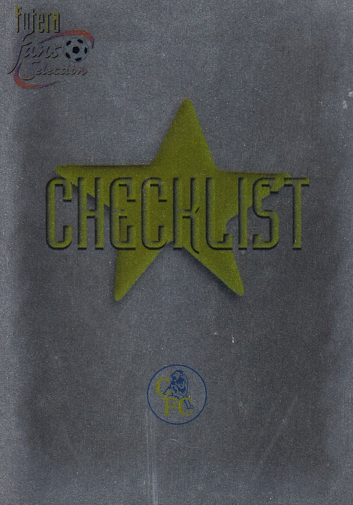 099. CHELSEA - CHECKLIST