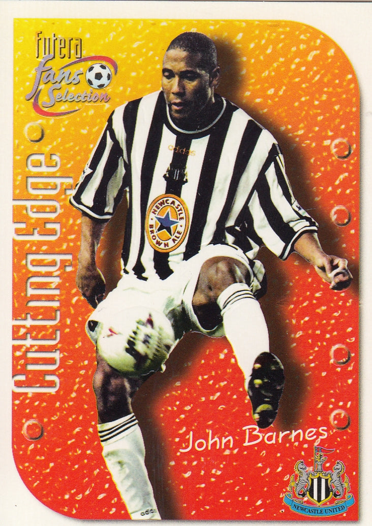 CE-03. JOHN BARNES - NEWCASTLE UNITED - CUTTING EDGE EMBOSED