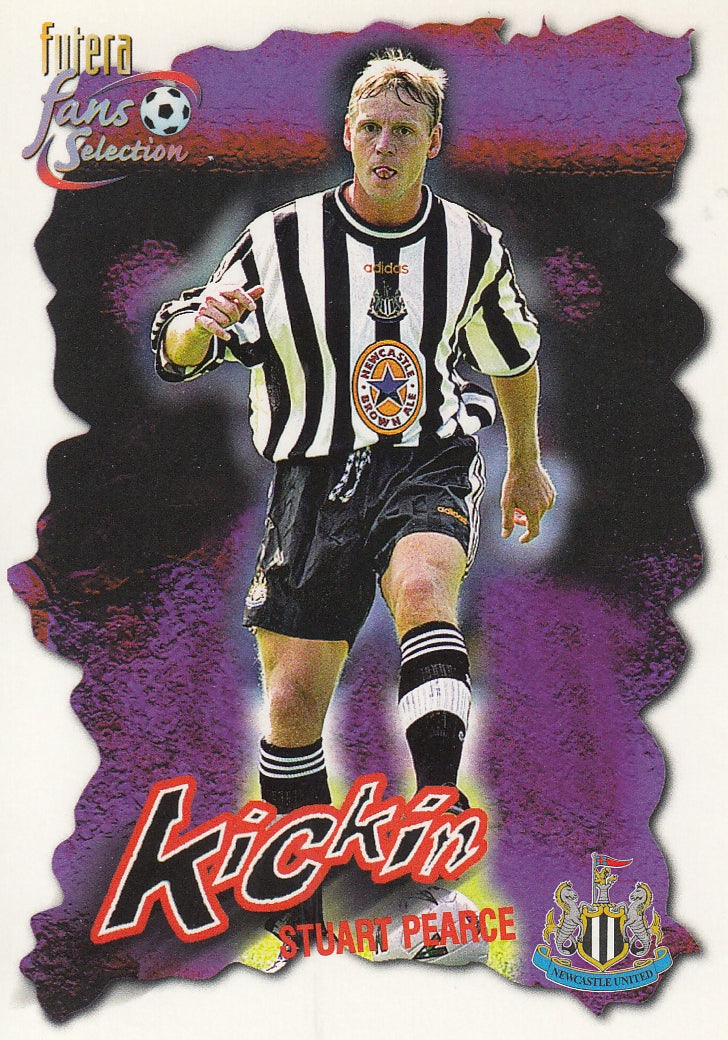 039. STUART PEARCE - NEWCASTLE UNITED - KICKIN