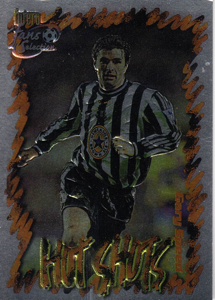HS-06. GARY SPEED - NEWCASTLE UNITED - HOT SHOTS CHROME EMBOSED