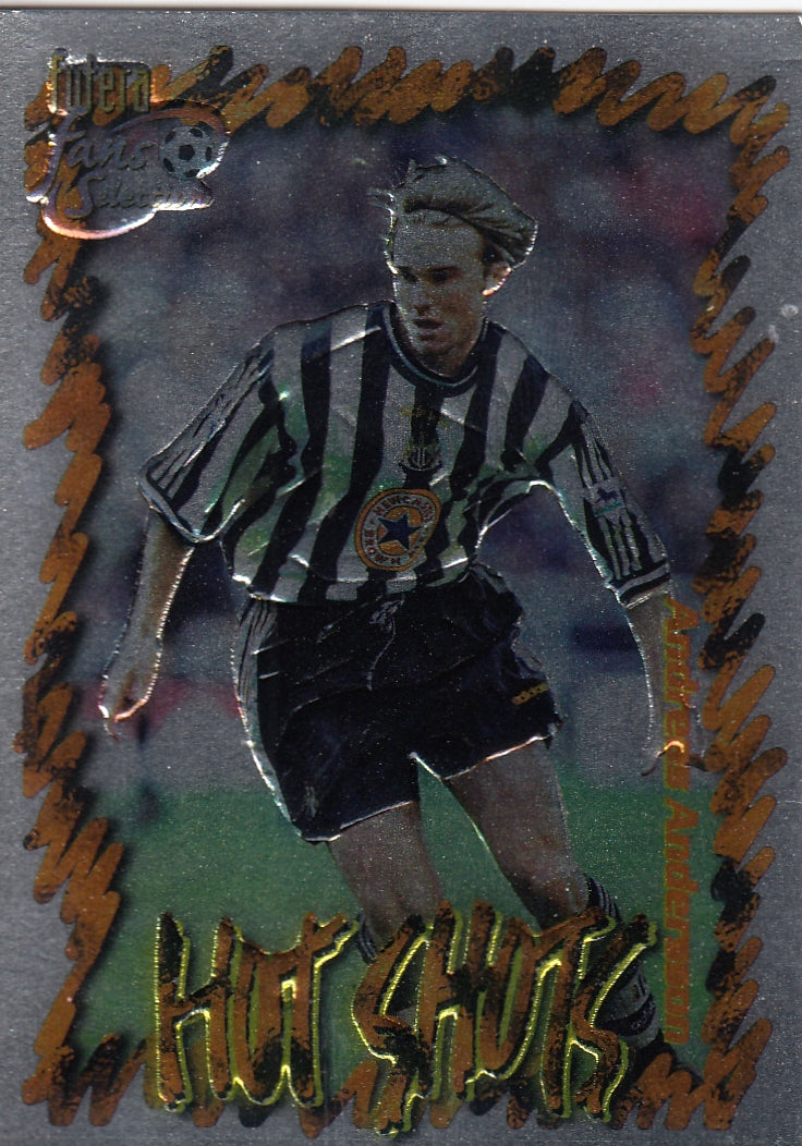 HS-09. ANDREAS ANDERSSON - NEWCASTLE UNITED - HOT SHOTS CHROME EMBOSED