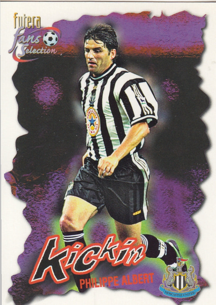 042. PHILIPPE ALBERT - NEWCASTLE UNITED - KICKIN