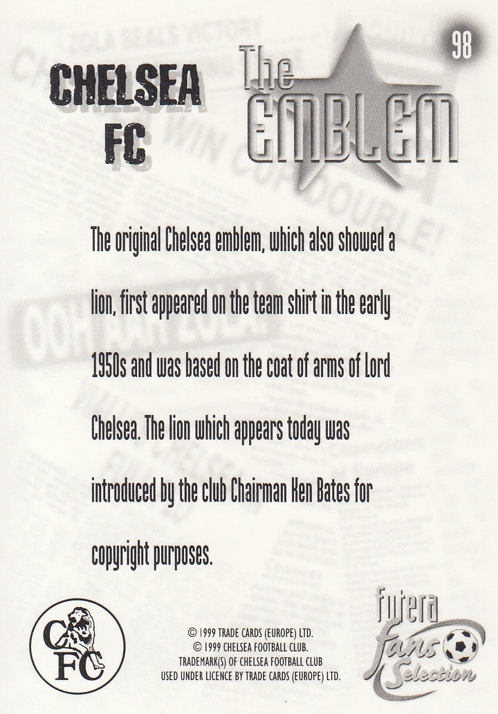 098. CHELSEA - THE EMBLEM