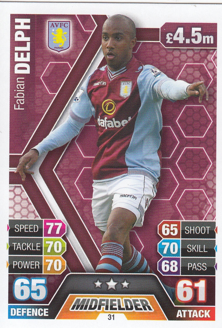 031. FABIAN DELPH - ASTON VILLA