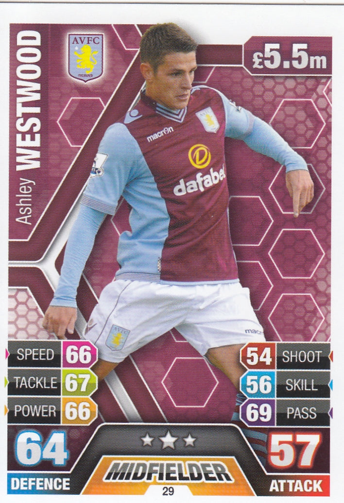 029. ASHLEY WESTWOOD - ASTON VILLA