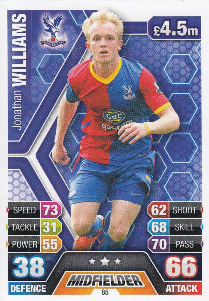 085. JONATHAN WILLIAMS - CRYSTAL PALACE
