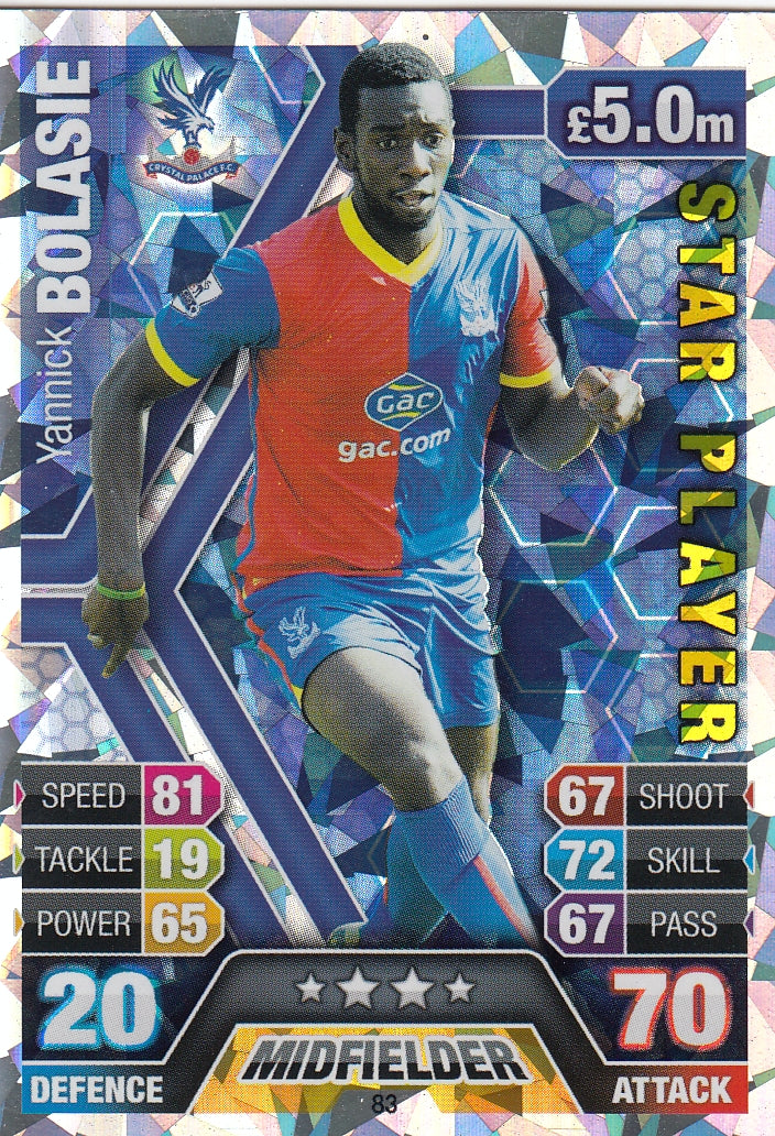 083. YANNICK BOLASIE - CRYSTAL PALACE - STARPLAYER