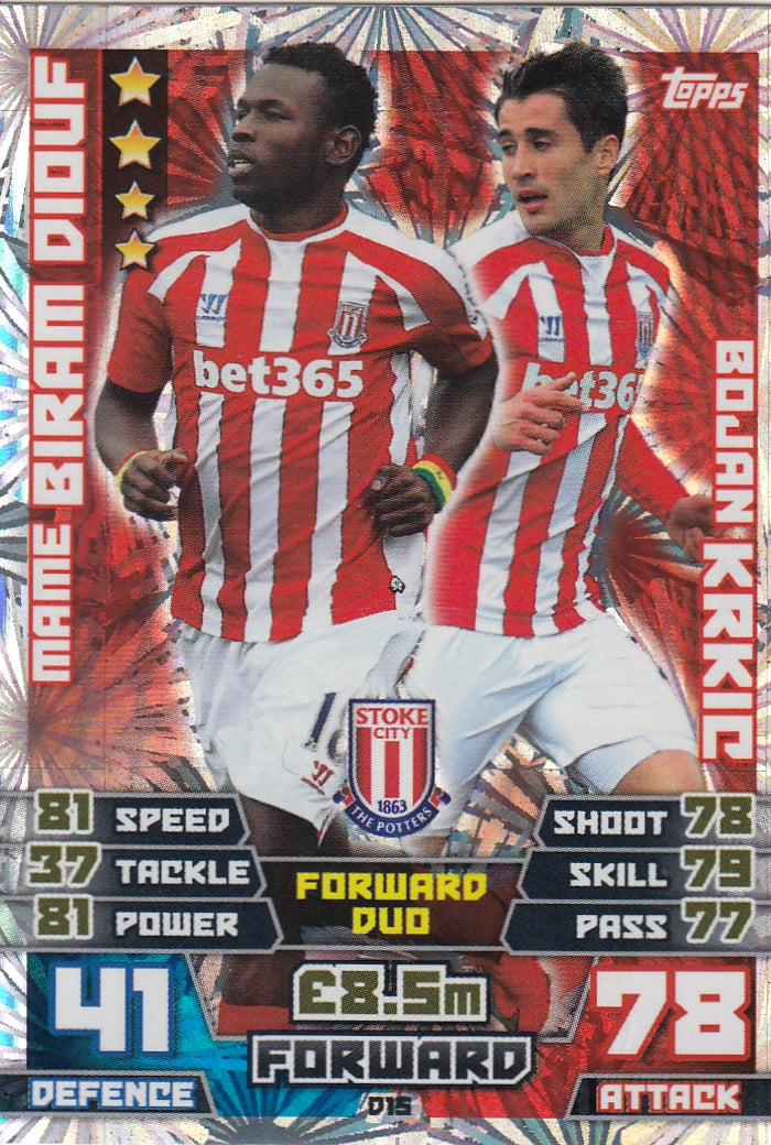 EX-D15. MAME BIRAM DIOUF / BOJAN KRKIC - STOKE CITY - MIDFIELD DUO