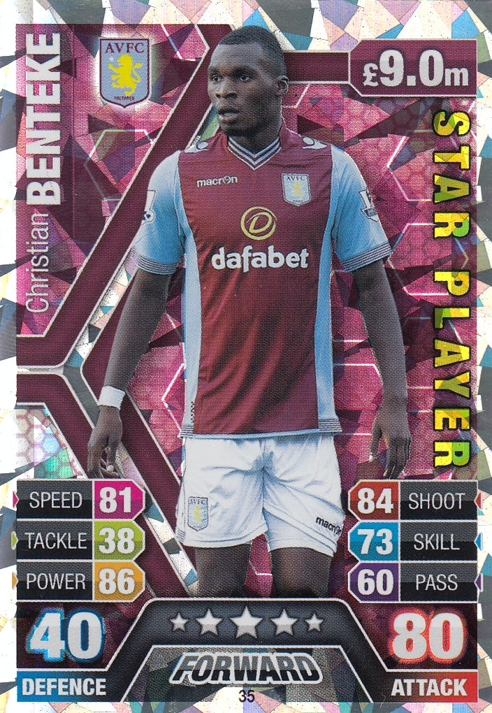 035. CHRISTIAN BENTEKE - ASTON VILLA - STARPLAYER