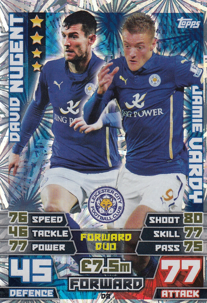EX-D08. DAVID NUGGENT / JAMIE VARDY - LEICESTER CITY - MIDFIELD DUO