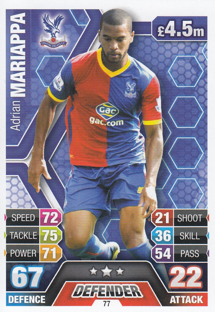 077. ADRIAN MARIAPPA - CRYSTAL PALACE