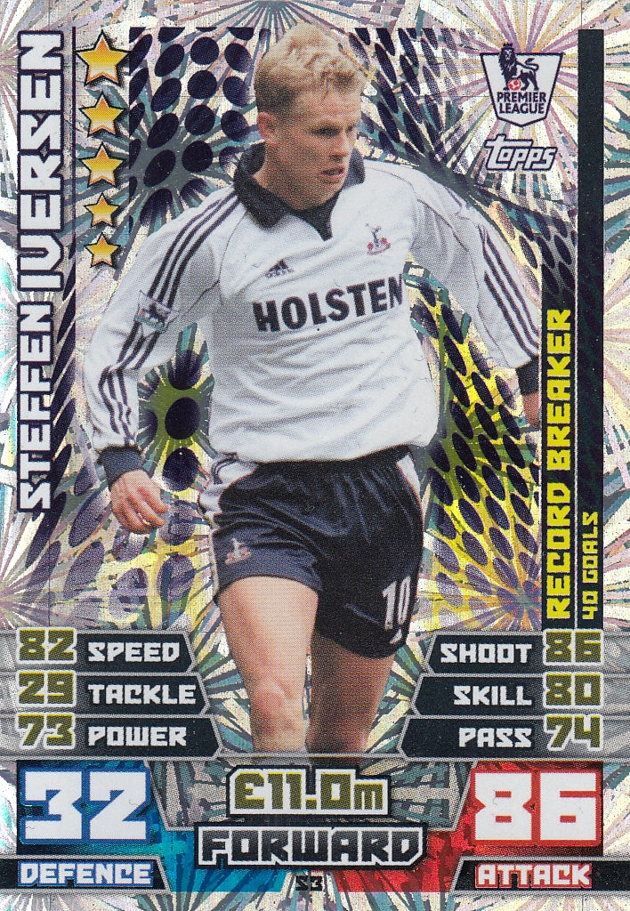 EX-S03. STEFFEN IVERSEN - TOTTENHAM - RECORD BREAKER
