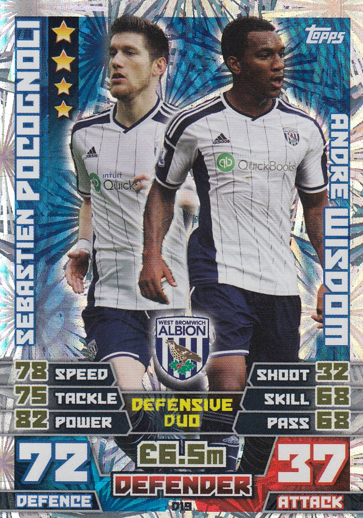 EX-D19. SEBASTIEN POCOGNOLI / ANDRE WISDOM - WEST BROMWICH ALBION - MIDFIELD DUO