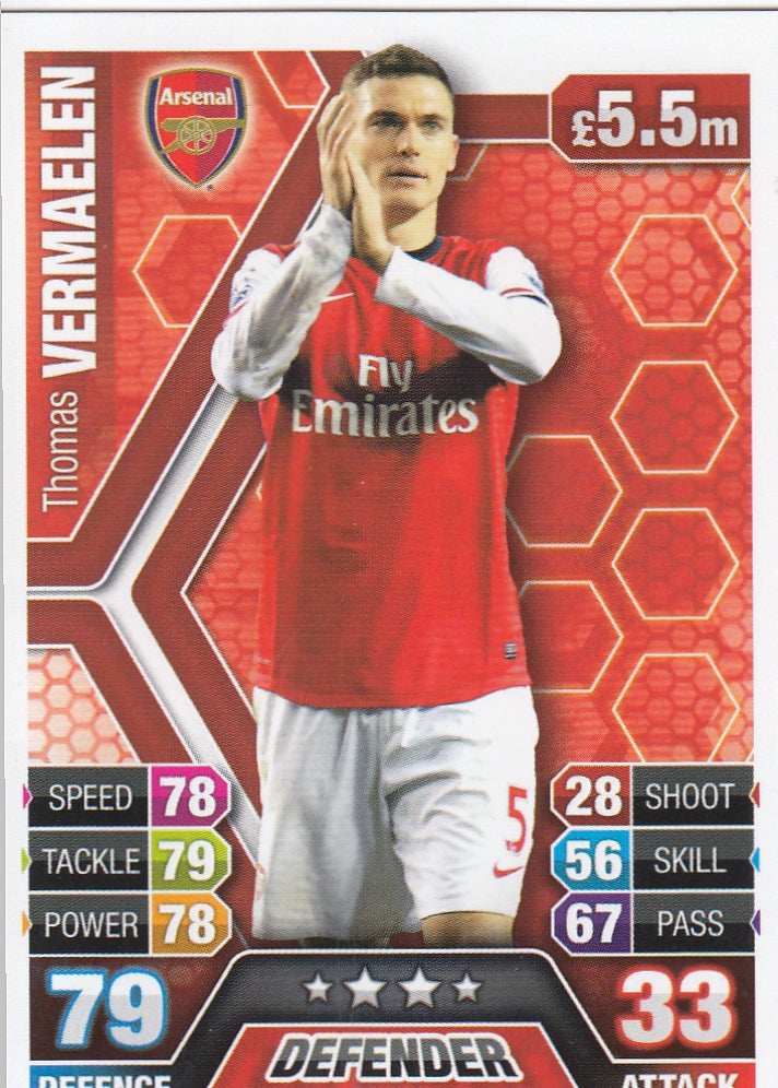 006. THOMAS VERMAELEN - ARSENAL
