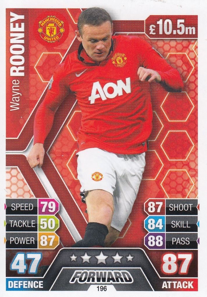 196. WAYNE ROONEY - MANCHESTER UNITED