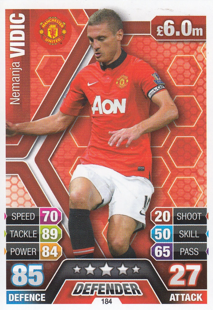 184. NEMANJA VIDIC - MANCHESTER UNITED