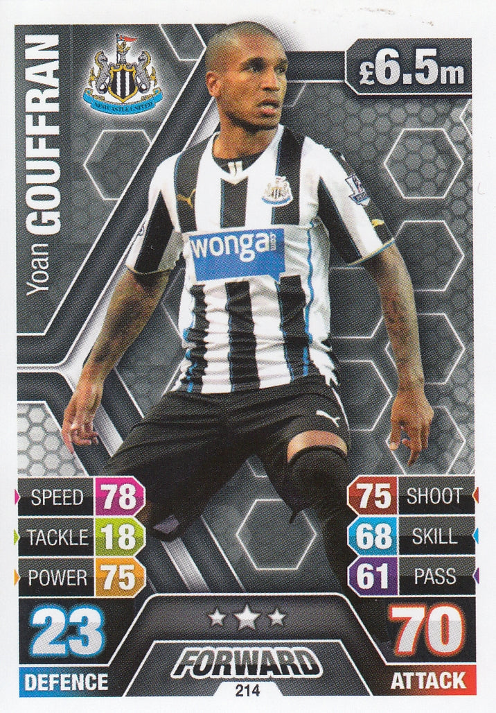 214. YOAN GOUFFRAN - NEWCASTLE UNITED