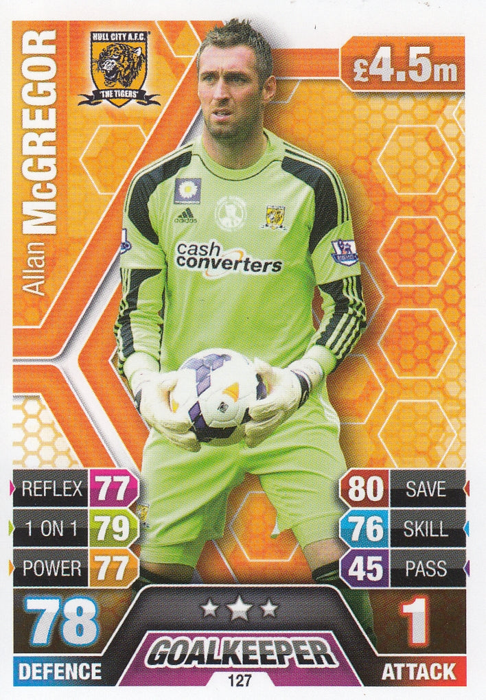 127. ALLAN MCGREGOR - HULL CITY