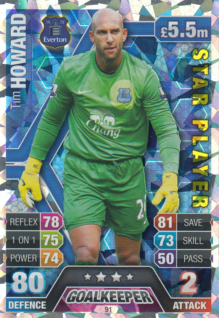 091. TIM HOWARD - EVERTON - STAR PLAYER