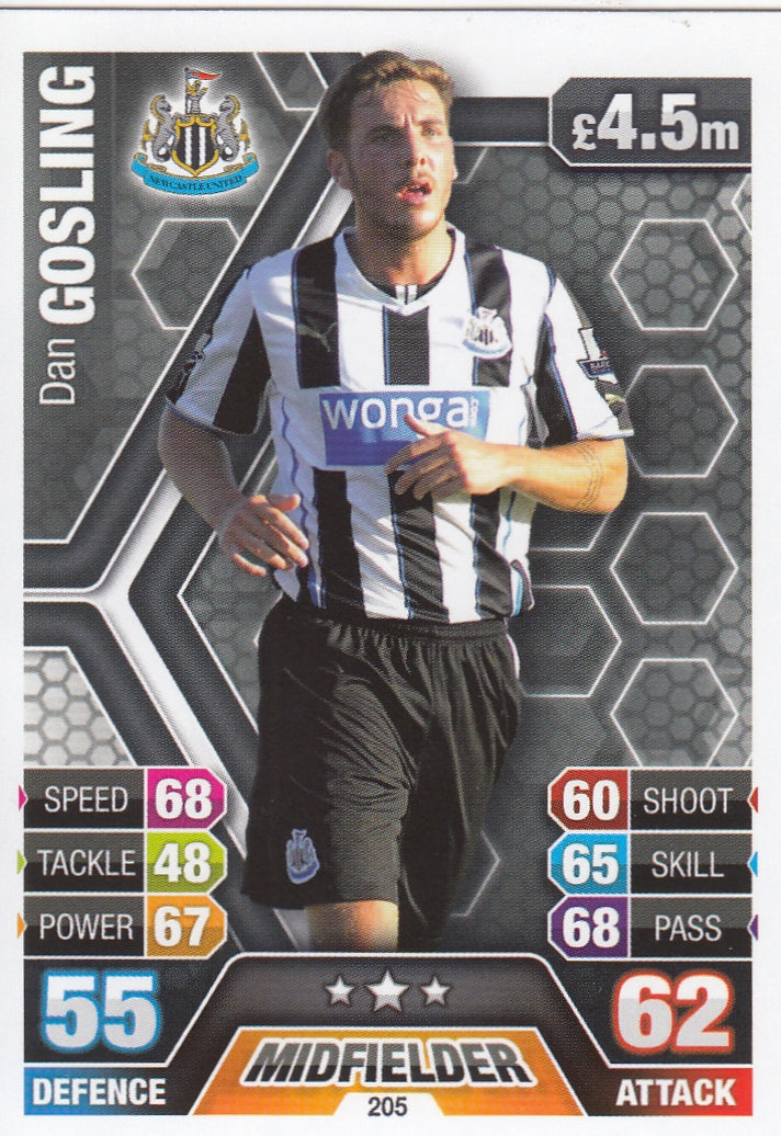 205. DAN GOSLING - NEWCASTLE UNITED