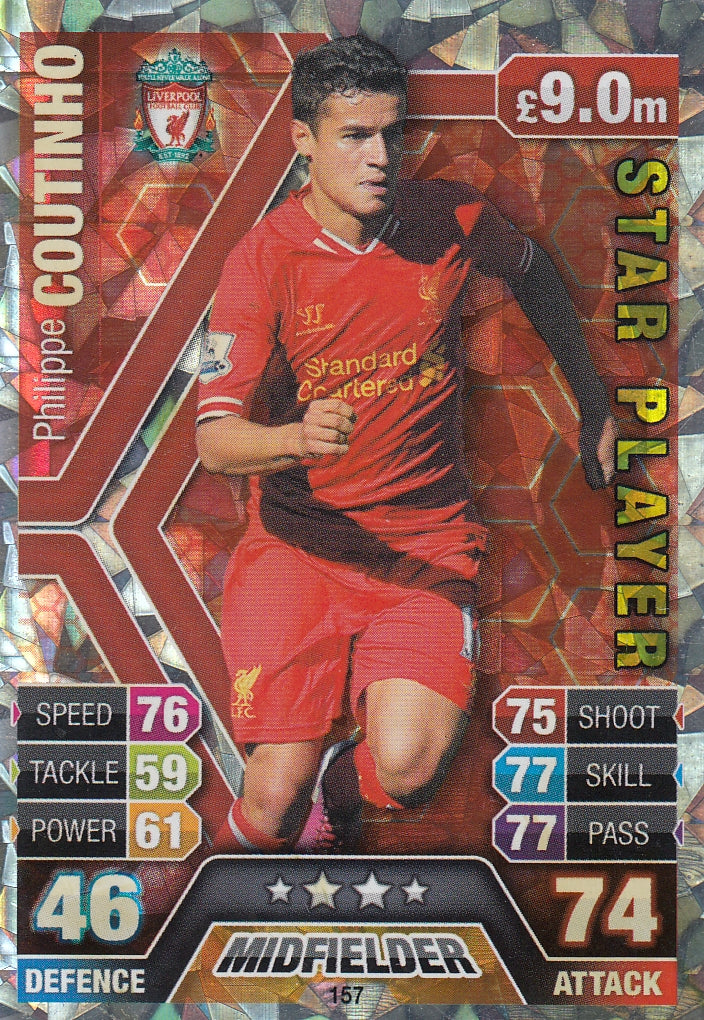 157. PHILIPPE COUTINHO - LIVERPOOL - STAR PLAYER