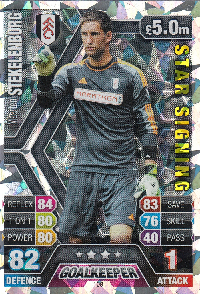 109. MAARTEN STEKELENBURG - FULHAM - STAR PLAYER