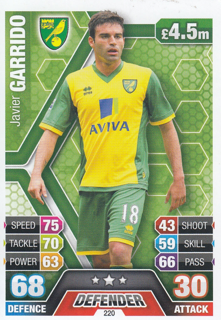 220. JAVIER GARRIDO - NORWICH CITY