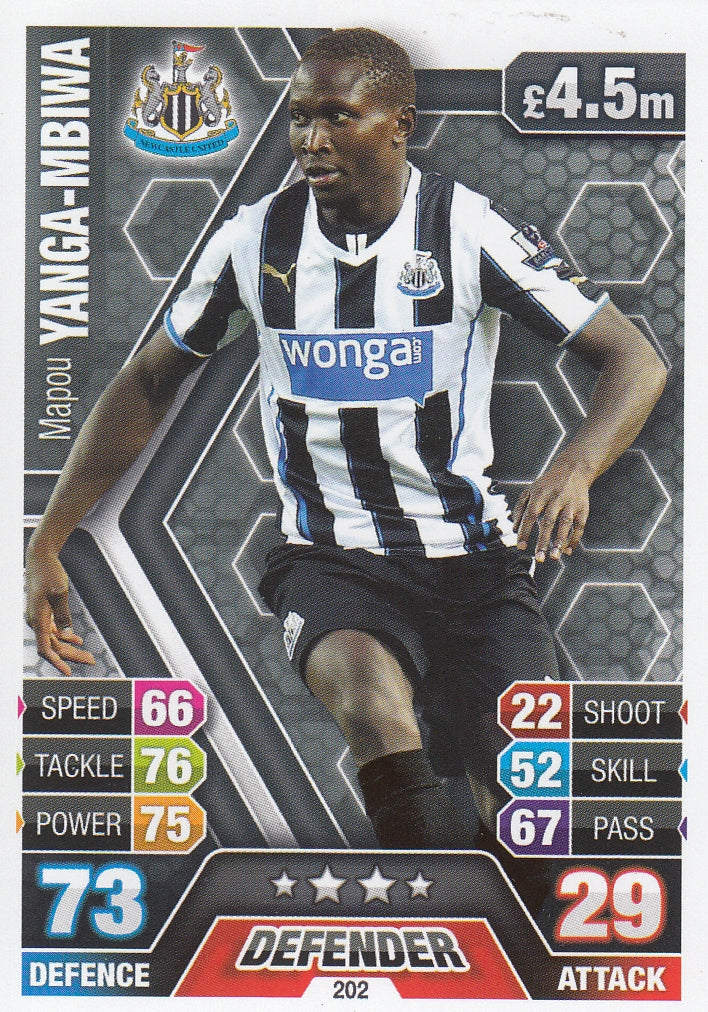202. MAPOU YANGA-MBIWA - NEWCASTLE UNITED