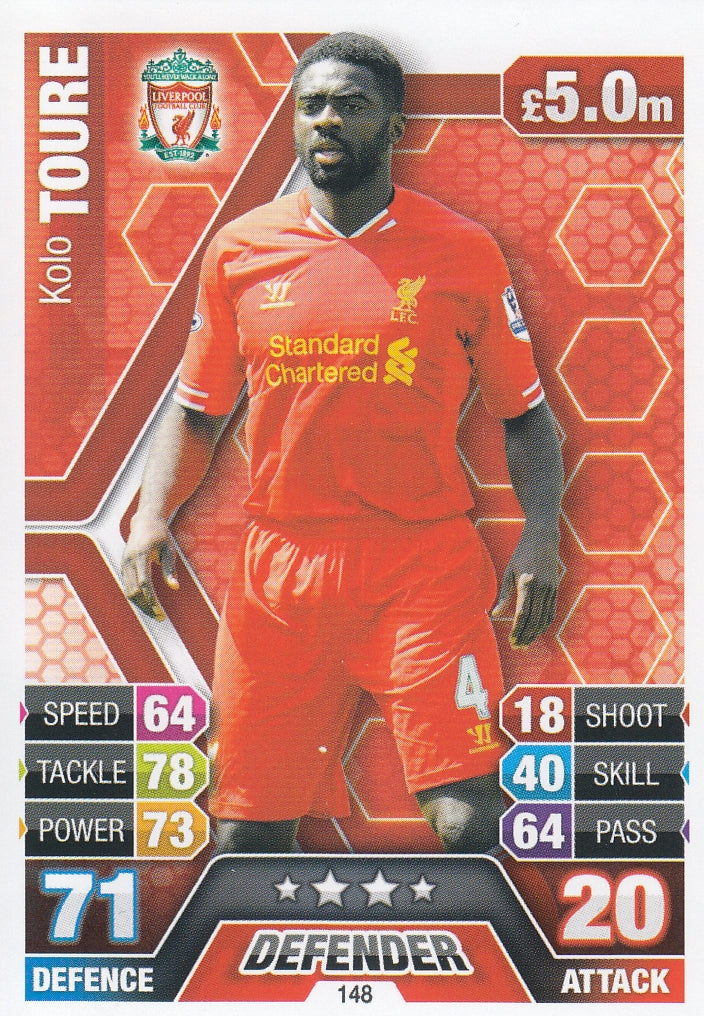 148. KOLO TOURE - LIVERPOOL