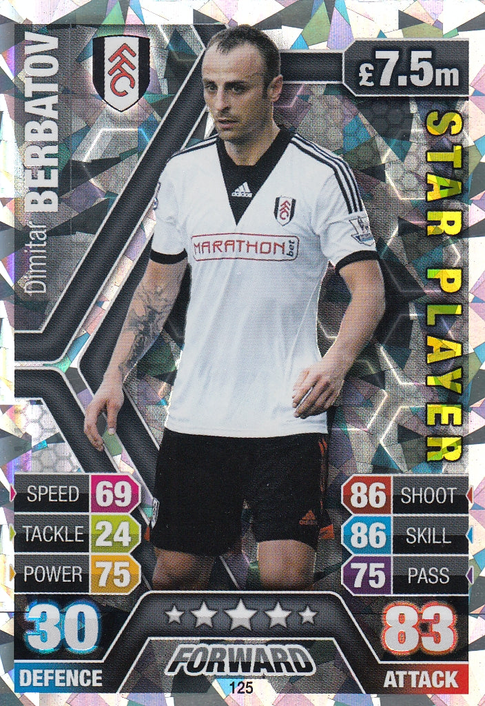 125. DIMITAR BERBATOV - FULHAM - STARPLAYER