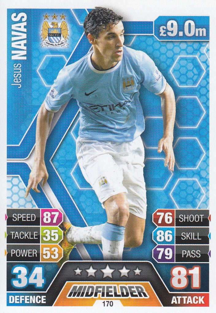 170. JESUS NAVAS - MANCHESTER CITY