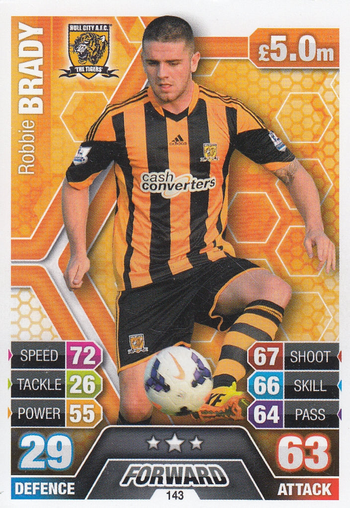 143. ROBBIE BRADY - HULL CITY