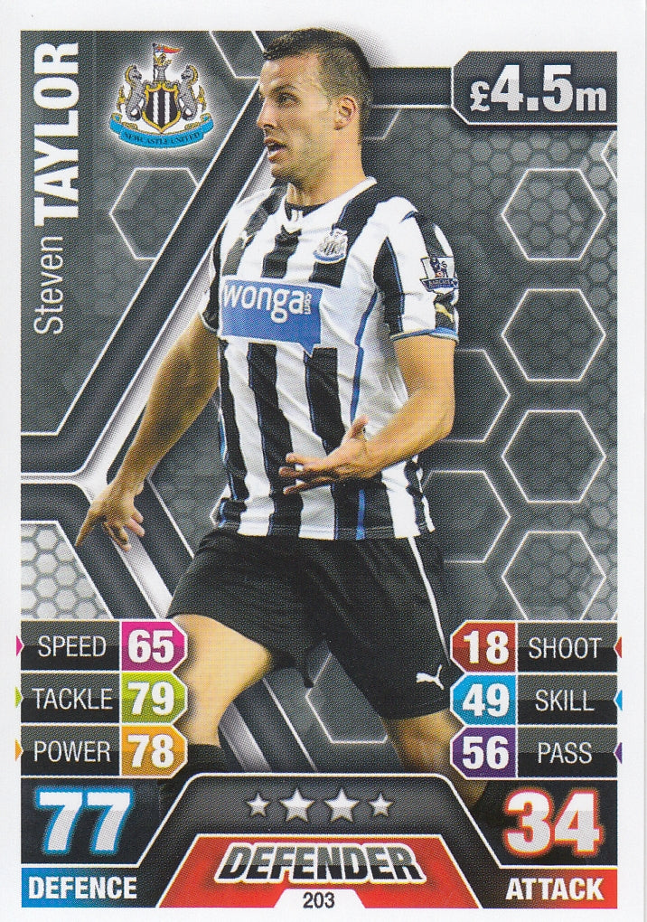203. STEVEN TAYLOR - NEWCASTLE UNITED