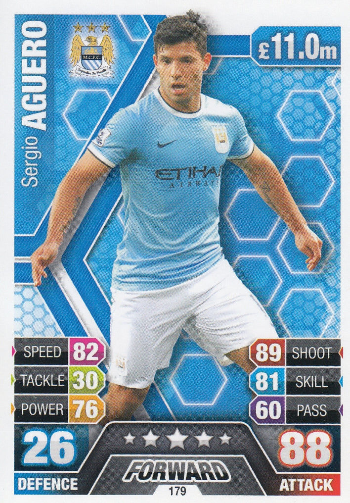 179. SERGIO AGUERO - MANCHESTER CITY
