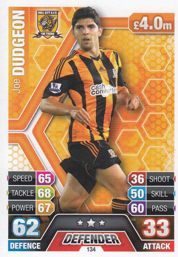 134. JOE DUDGEON - HULL CITY