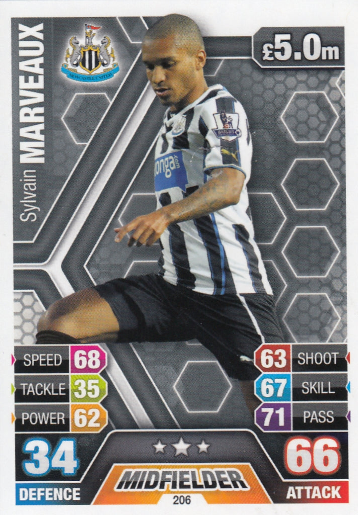206. SYLVAIN MARVEAUX - NEWCASTLE UNITED