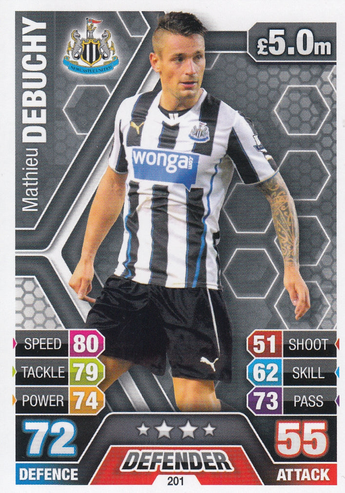 201. MATHIEU DEBUCHY - NEWCASTLE UNITED