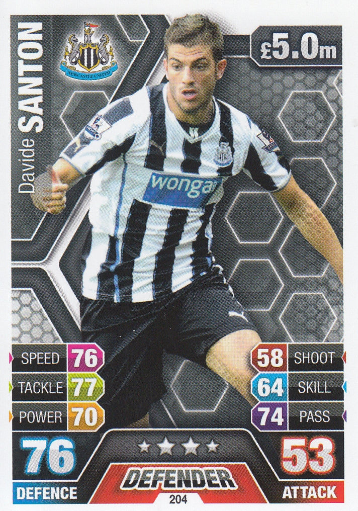 204. DAVIDE SANTON - NEWCASTLE UNITED