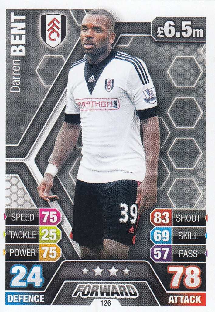 126. DARREN BENT - FULHAM