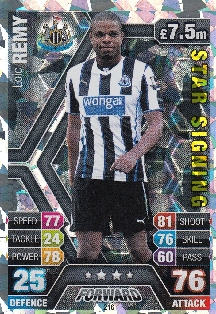216. LOIC REMY - NEWCASTLE UNITED - STARSIGNING