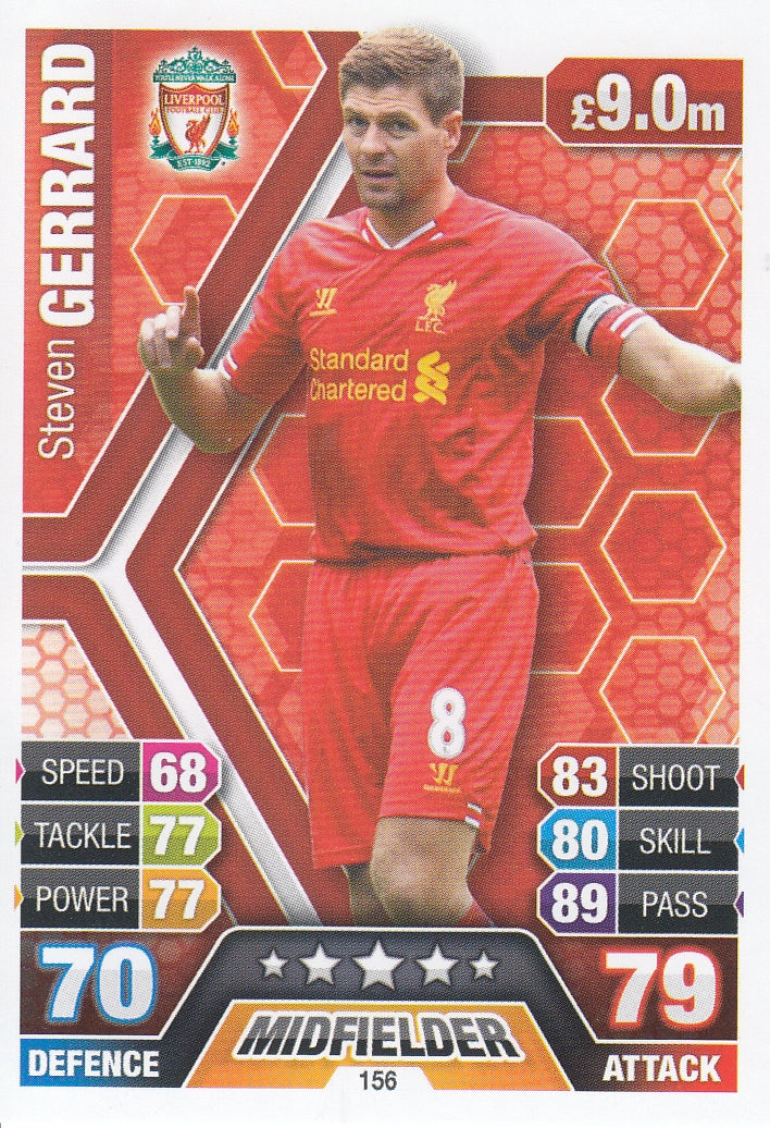 156. STEVEN GERRARD - LIVERPOOL