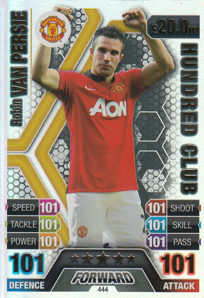 444. ROBIN VAN PERSIE - MANCHESTER UNITED - HUNDRED CLUB
