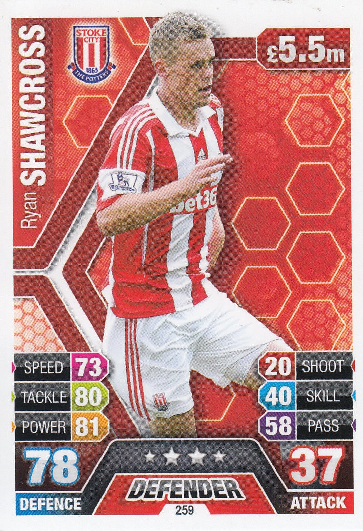 259. RYAN SHAWCROSS - STOKE CITY
