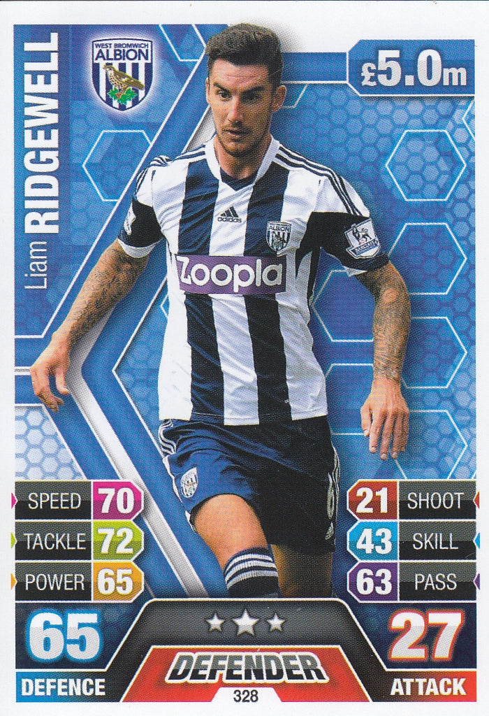 328. LIAM RIDGEWELL - WEST BROMWICH ALBION