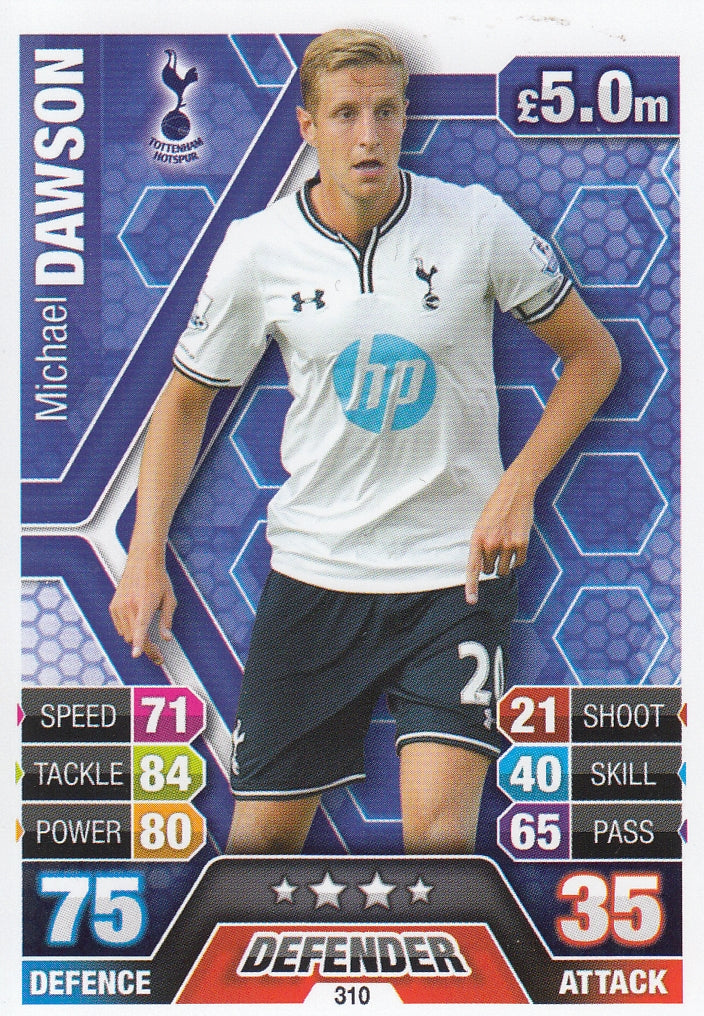 310. MICHAEL DAWSON - TOTTENHAM HOTSPUR