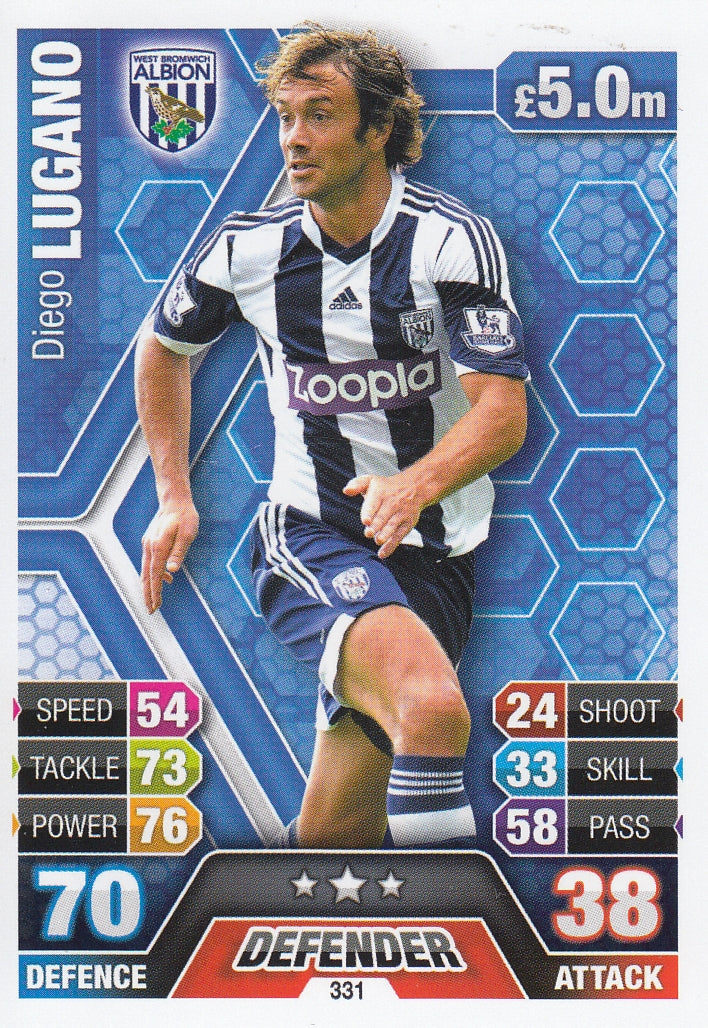 331. DIEGO LUGANO - WEST BROMWICH ALBION