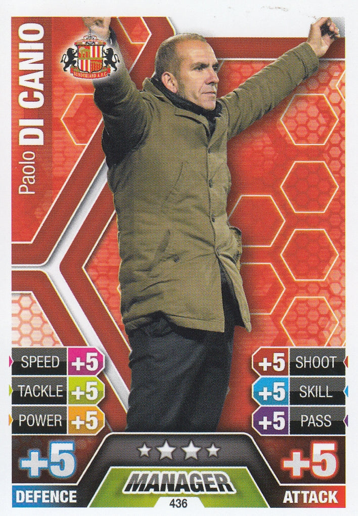 436. PAOLO DI CANIO - SUNDERLAND - MANAGER